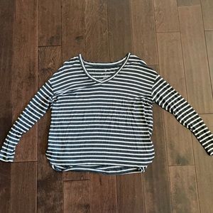 ae stepped long sleeve